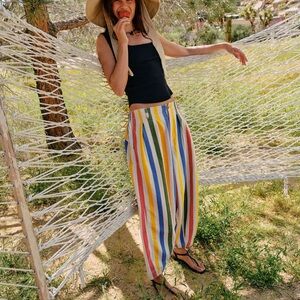 We the Free Colorful Striped Pants